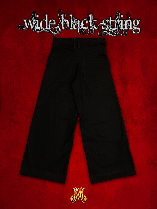 Calça Wide - “Black String”