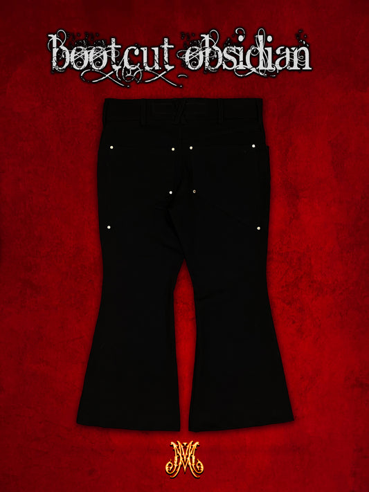 Calça Bootcut - "Obsidian"
