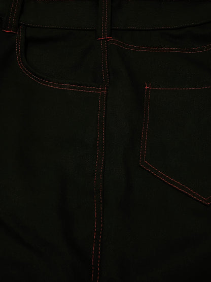 Calça Flare - “Blood String”