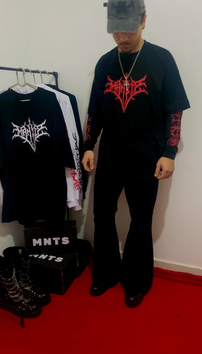 Calça Flare - “Blood String”