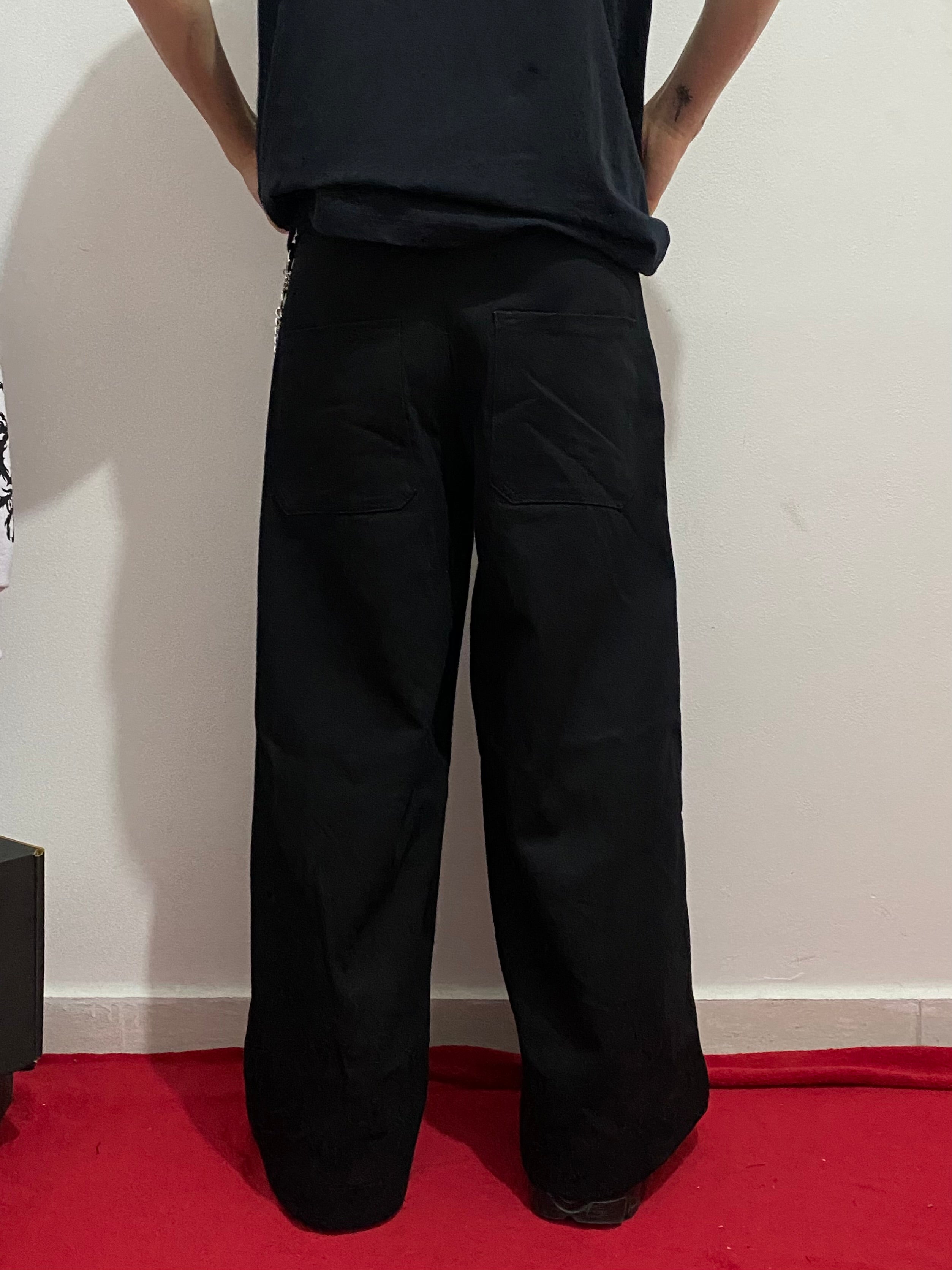 Calça Wide - “Black String” – MNTS