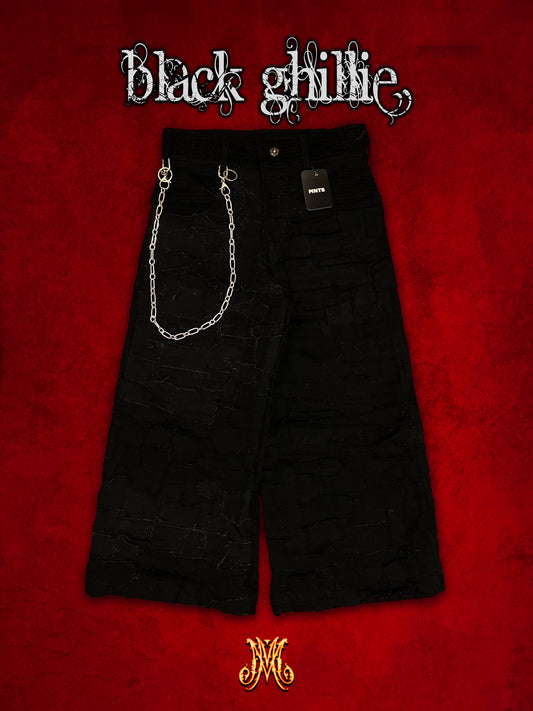 Calça Wide - “Black Ghillie”