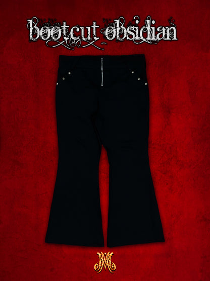 Calça Bootcut - "Obsidian"