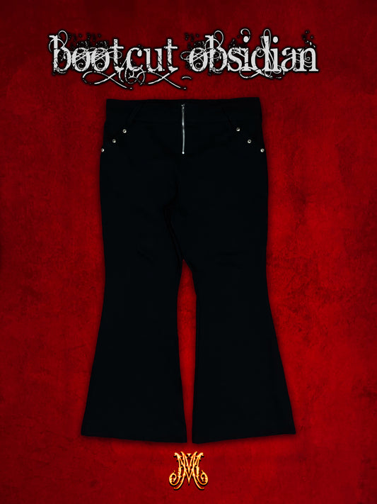 Calça Bootcut - "Obsidian"